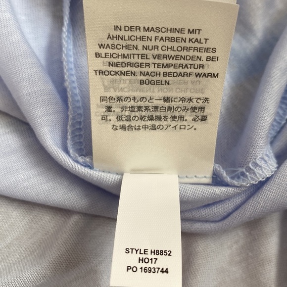 J. Crew blue long tunic tee small NWT - Picture 6 of 6